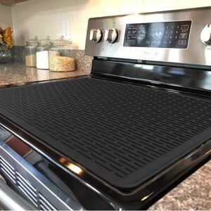 Black Stove Top Cover